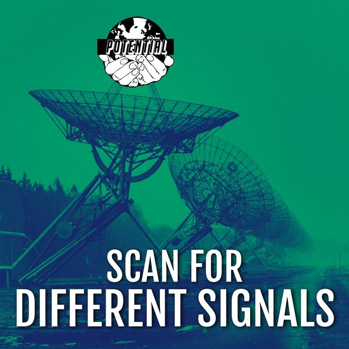 Scan for different signals